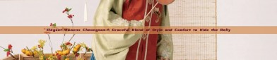 Elegant Womens Cheongsam:A Graceful Blend of Style and Comfort to Hide the Belly
