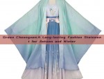 Little Baby Girls in Traditional Summer Hanfu Costumes
