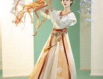 Red Girls Horseface Skirt Set A Fashionable and Traditional Choice for Little Girls