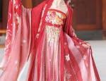 Summer in a Breezy Hanfu Chixiong Robe and Rucheng Skirt
