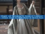 Chinese-style Childrens Tang Suit Winter Hanfu Girls Set