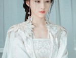 The Enchanting Beauty of Princess Yaoyao in Her Hanfu Accessories and Deer-Blessed Splendor