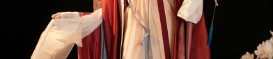 The Elegant Combination of a Horseface Skirt with a Standing Collar Blouse