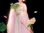 A Delicate Pink Cheongsam,Shawl,and Mini Jacket Ensemble