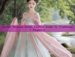 Children in Ancient Chinese Hanfu Fashion of the Tang Dynasty