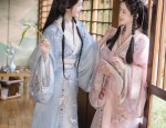 Summer Lightweight Hanfu Girls Outfit Set