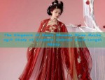 The Elegance of Hanfu Womens Qiyao Rucheng:A Study of Gradient Colored Waist-Length Skirts