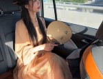 The Splendor of Dunhuang:White Hanfu with Flying Apsaras Design