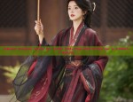 Vibrant Summer Hanfu for Little Girls:Thin Red Dress for a Cheerful Holiday