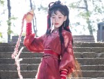 Simple Elegance of Red Cheongsam Headwear