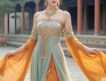 The Joy of a Mother-in-Law in a Half-Sleeve Cheongsam with Qipao Elegance