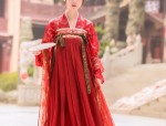 Simple Elegance of Red Cheongsam Headwear