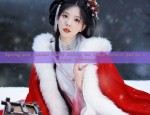 Cloud Clock Tower and the Splendor of Traditional Hanfu Fashion