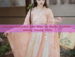 Ancient Charm of Hanfu Fairy-Inspired Womens Short-sleeved Blouses in Chinese Traditional Style
