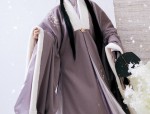 Purple Headdress and the Splendor of Traditional Hanfu:A Journey into the Realm of Purple