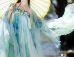 The Enchantment of Black Cheongsam with Xiangyunsha Silk