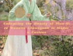 Summer Girls Hanfu Two-Piece Set:A Glance into Traditional Elegance