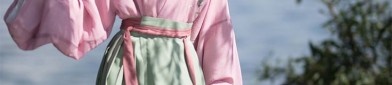 The Enchantment of a Red Hanfu Girl in a Short-sleeved Tee
