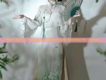 Little Girls in Traditional Chinese Hanfu Costumes for Summer