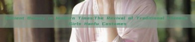Ancient Beauty in Modern Times:The Revival of Traditional Chinese Girls Hanfu Costumes