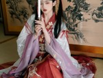 A Girls Hanfu Costume Set:Embracing Traditional Elegance in Modern Times