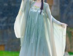 Little Girl in a Hanfu Group Embracing Traditional Chinese Heritage