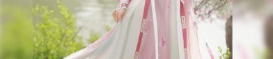 Original Hanfu Womens Jin-Style Cross-Laced Waist-Length Skirt