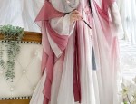 Childrens Horseface Skirt and Chinese-Style Summer Set for Girls