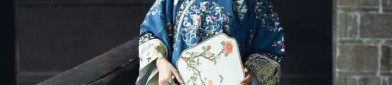 Traditional Chinese Embroidery and 盘扣 Detail in a Cheongsam Blouse