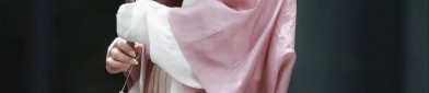 Ancient Chinese-Style Robes with Swirling Capelets and Puff-Fronted Shawls