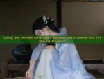 Spring and Autumn Girls Hanfu Costume Set:A Glance into Traditional Elegance