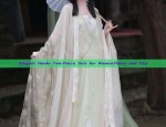 Elegant Hanfu Two-Piece Suit for Women:Pants and Top