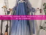 Traditional Chinese Style Horseface Skirt Set for Children