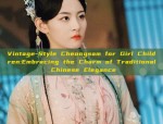 Vintage-Style Cheongsam for Girl Children:Embracing the Charm of Traditional Chinese Elegance