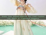Snake Year Quipao-Inspired Girl Child Fashion:The Allure of Traditional Elegance