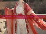 The Splendor of Hanfu:The Red Tang-Era Robe Tang Huizi)