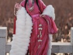 Luxury Plus-Size Puffy Skirt with Traditional Horse-Face Design for Full-Figured Women