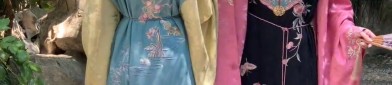 The Splendor of Blue Hanfu with Cloud-肩细节