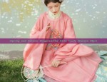 Spring and Autumn Elegance:The Girls Hanfu Maomin Skirt