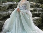 The Elegance of a Hanfu Bride in Traditional Chinese Wedding Ceremony