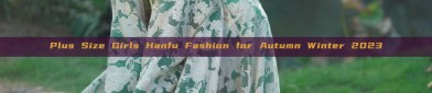 Plus Size Girls Hanfu Fashion for Autumn Winter 2023