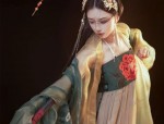 Summer Baby Girl Hanfu Costume Set