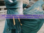 The Elegance of a Long-Sleeve Hanfu Woman