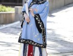 鞠婧祎壁上观同款汉服，时尚与传统的完美结合