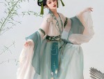 Qipao-Inspired Modern Chinese Short-Sleeve Fashion