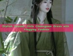 The Elegance of a Waist-Grazing Hanfu with a Double-Breasted Front