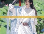 Chinese-Style Girls Hanfu Long-Sleeve Dress:A Glimpse into Traditional Elegance