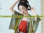 The Elegance of Horseface Skirt with Short Hair and Accessories