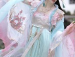 The Elegance of Transparent Cheongsam with Delicate Veils