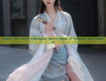 Golden Silk Velvet Cheongsam Skirt:A Blend of Tradition and Elegance